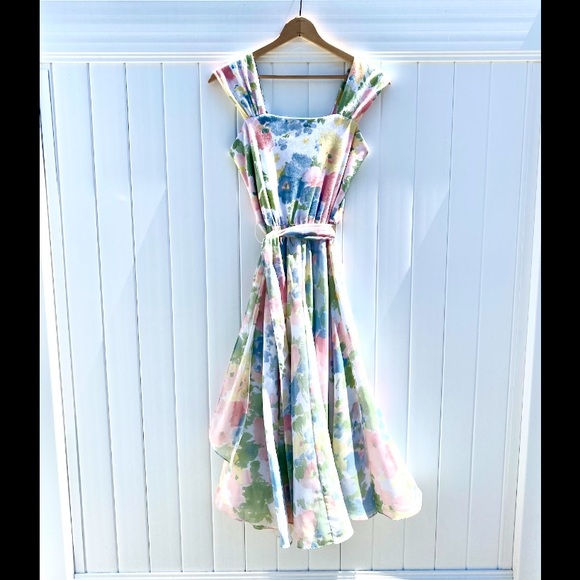 ROTHSCHILD - San Francisco Vintage Floral Dress Sz 8 - Picture 14 of 15